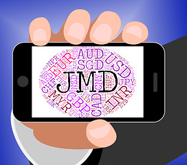 Image showing Jmd Currency Indicates Jamaican Dollar And Coin