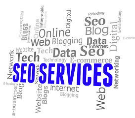 Image showing Seo Services Means Search Engines And Assistance
