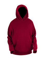Image showing Hooded sweater isolated 