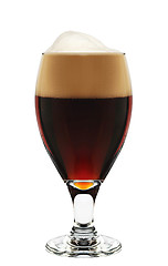 Image showing Glass of beer isolated