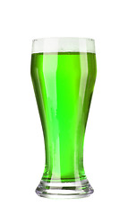 Image showing green beer isolated on white