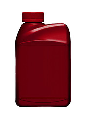 Image showing Red plastic gallon