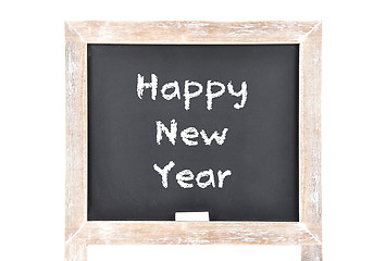 Image showing Happy New Year on blackboard