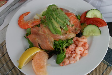 Image showing Seafood salad