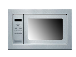 Image showing Microwave isolated on white