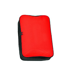 Image showing red pencil-case