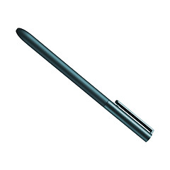 Image showing Close up of black pen