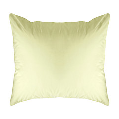 Image showing Blue cushion isolated on white