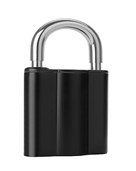 Image showing black Lock isolated on white