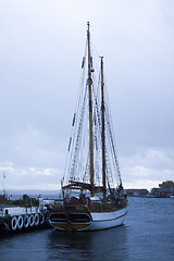 Image showing old sailboat