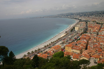 Image showing The French Mediterranean city Nice