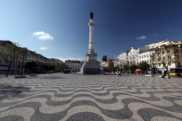 Image showing EUROPE PORTUGAL LISBON OLD TOWN STONEROAD