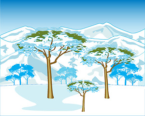 Image showing Winter in mountain