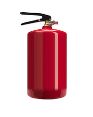 Image showing Red fire extinguisher