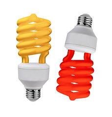 Image showing light bulb on white background