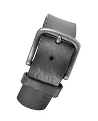 Image showing leather belt isolated on white