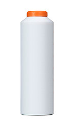 Image showing White plastic bottle