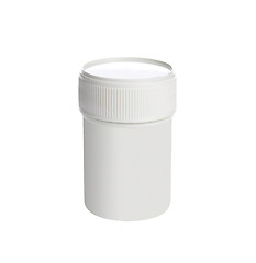 Image showing White medical container