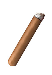 Image showing Smoking havana cigar