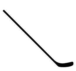 Image showing Ice hockey stick isolated 