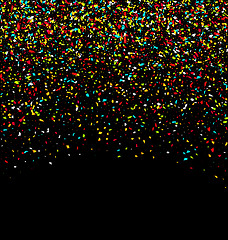 Image showing Colorful Explosion of Confetti