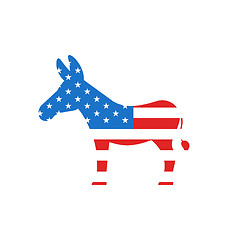 Image showing Donkey as a Symbol of American Democrats