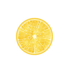 Image showing Lemon Slice Isolated