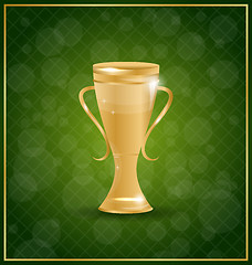 Image showing Golden Trophy Cup