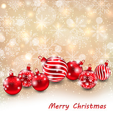 Image showing Christmas Abstract Shimmering Background