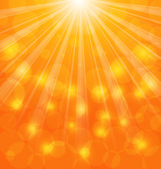 Image showing Abstract Background with Sun Light Rays