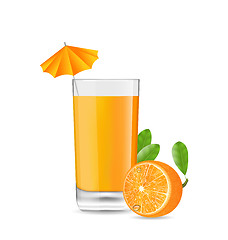 Image showing Orange Cool Cocktail