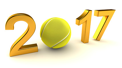 Image showing Tennis ball 2017