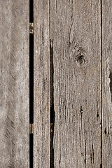 Image showing Rough wood board