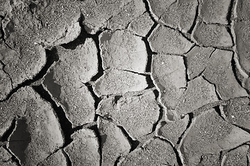 Image showing dry mud land background texture