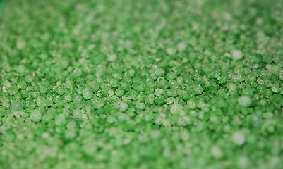 Image showing Emerald Granules Background