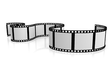 Image showing Isolated film with white background