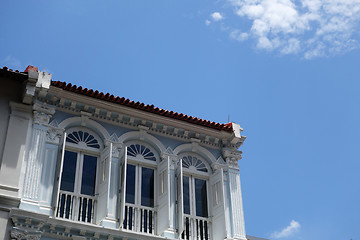 Image showing Street view of Amoy Street in Singapore