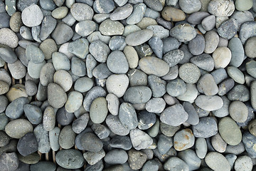 Image showing Gray  pebble as background