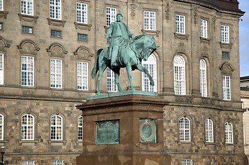 Image showing Christiansborg Palace in Copenhagen, Denmark