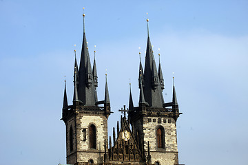 Image showing Church of Our Lady before Tyn, Prague, Czech republic