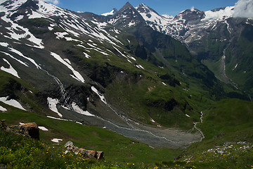 Image showing Landscape at the Grossglockner High Alpine Road, Austria