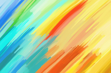 Image showing digital painting abstract background