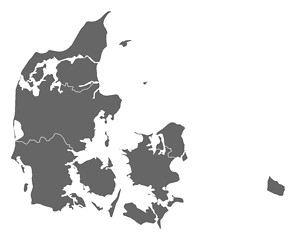 Image showing Map - Danmark