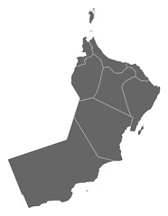 Image showing Map - Oman