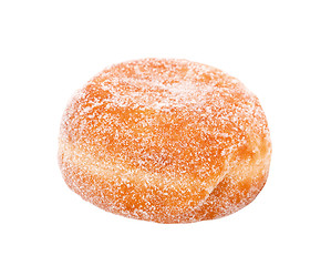 Image showing big fat delicious sweet baked German jelly donut