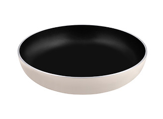 Image showing black frying pan isolated 