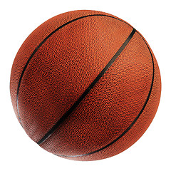 Image showing Basketball ball isolated