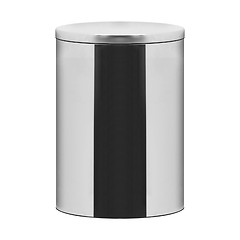 Image showing Garbage bin on white