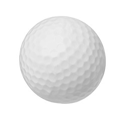 Image showing golf ball isolated