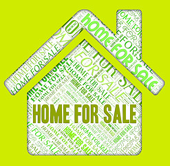 Image showing Home For Sale Represents Residential Residence And Display